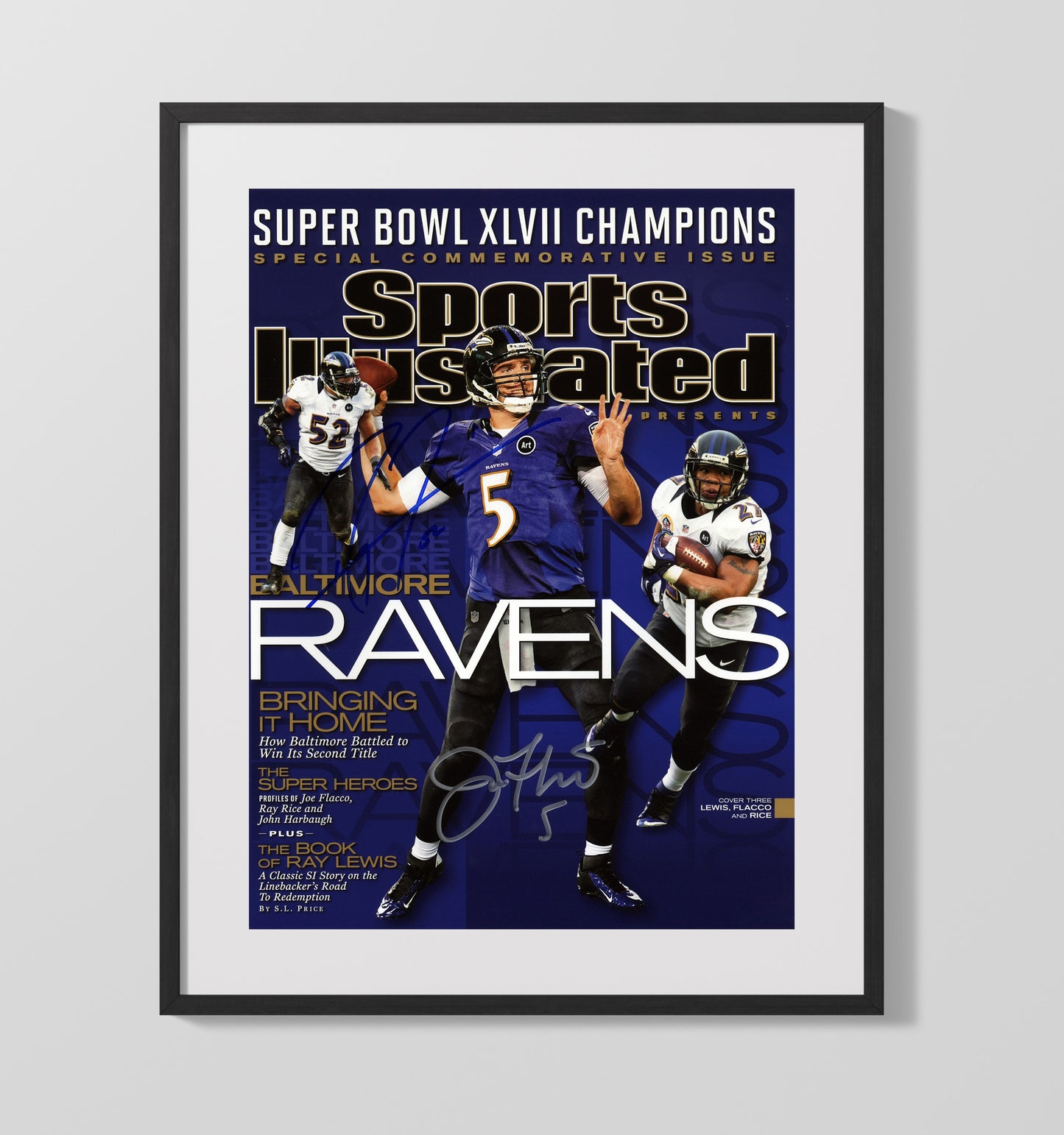 Ravens - Super Bowl Xlvii Champs Football Wall Art - football wall art print