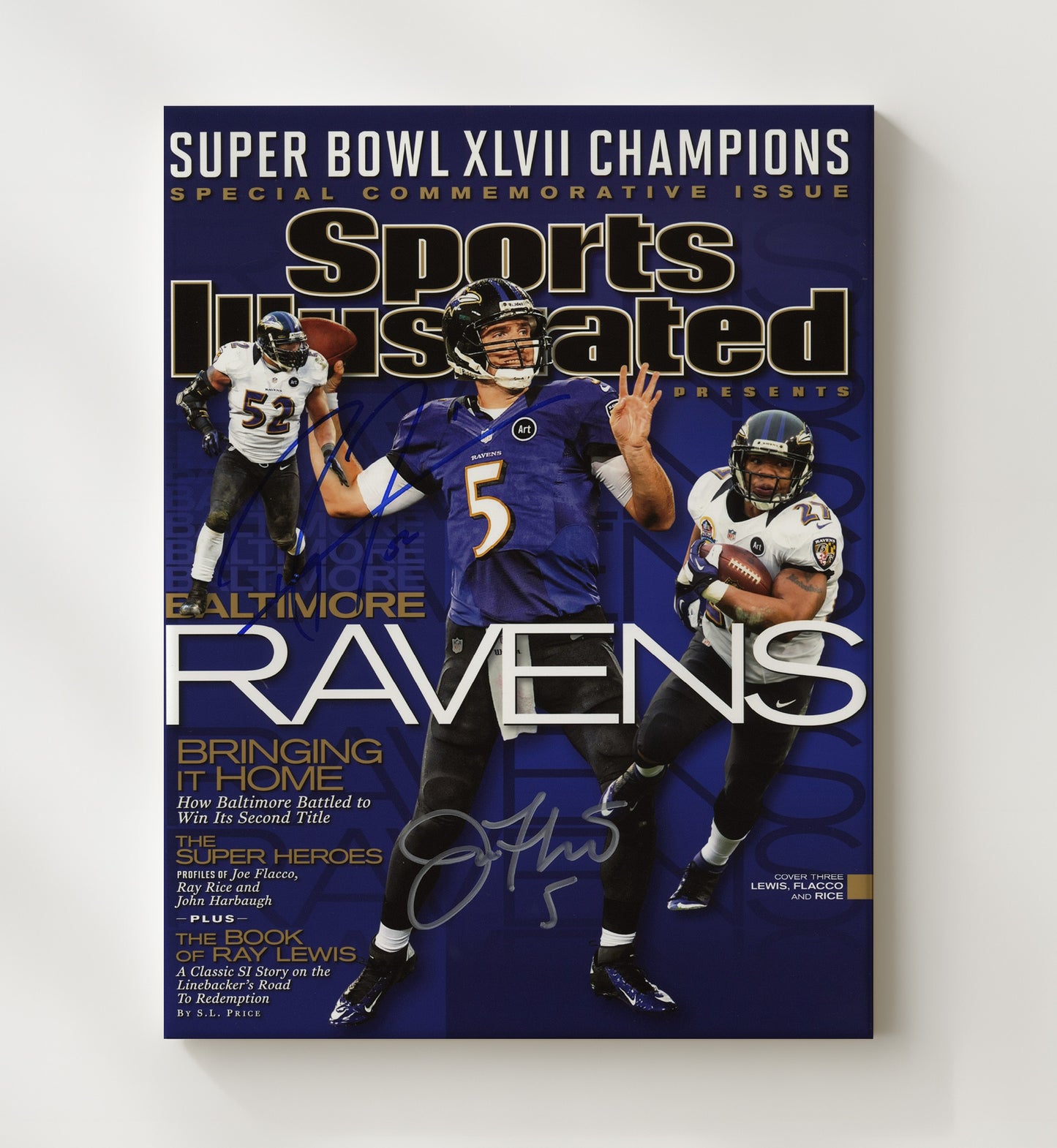 Ravens - Super Bowl Xlvii Champs Football Wall Art - football wall art print