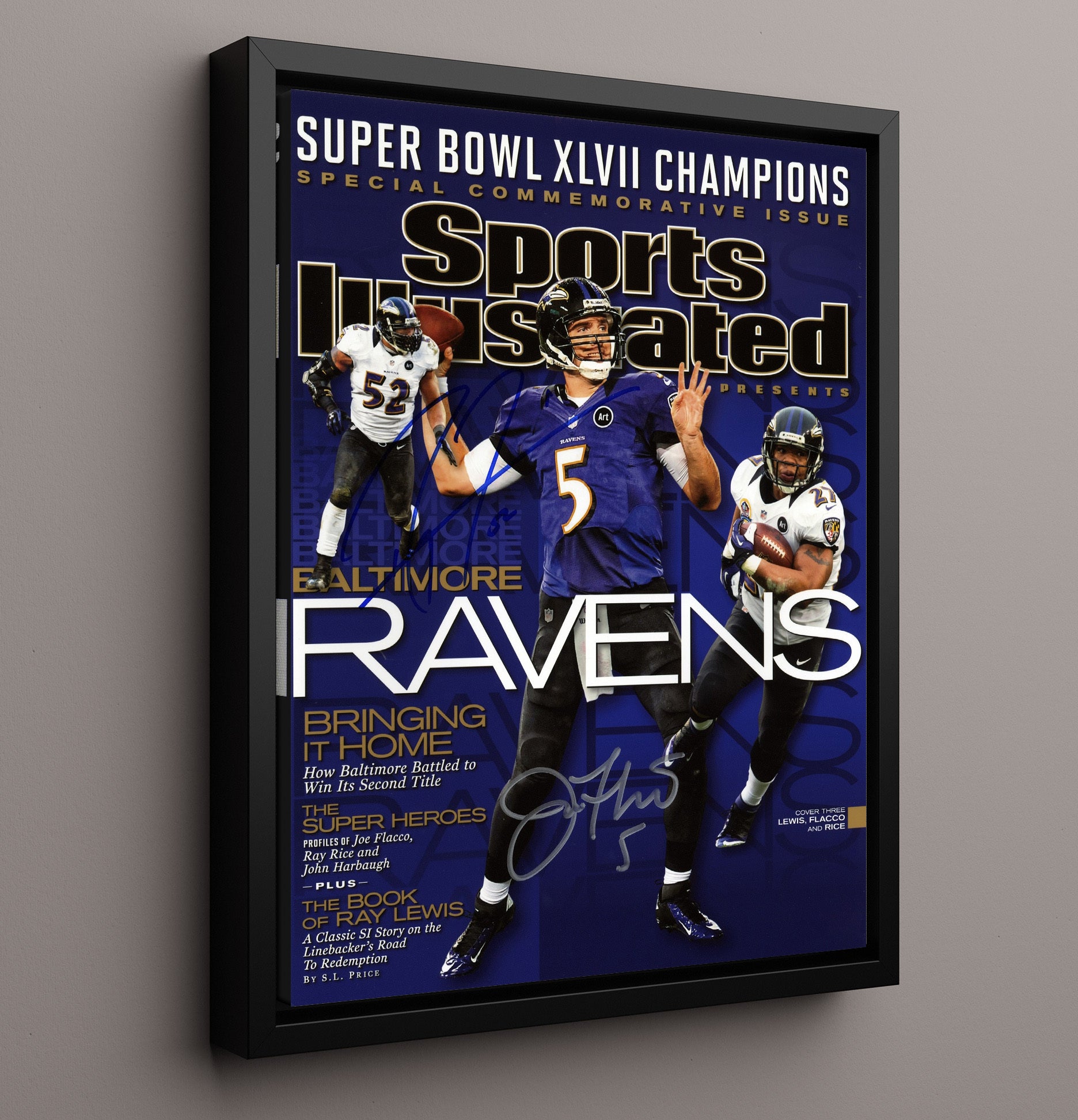 Ravens - Super Bowl Xlvii Champs Football Wall Art - football wall art print