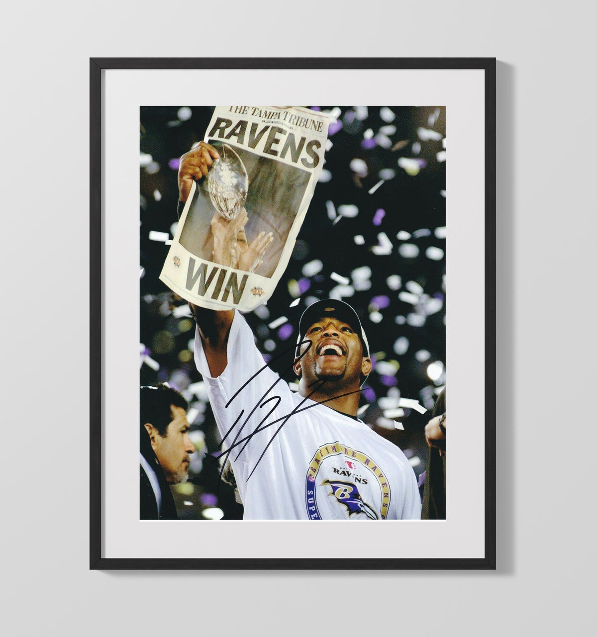 Ray Lewis - Dance of Dominance football wall art 16x20 Gallery Frame