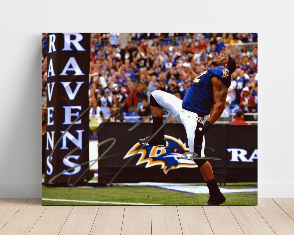 Ray Lewis - Endzone King Celebration football wall art 16x20 Unframed Print