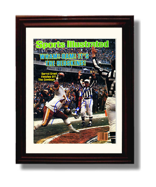 Redskins Wham Bam - Dallas Downfall football wall art 8x10 Beveled Frame