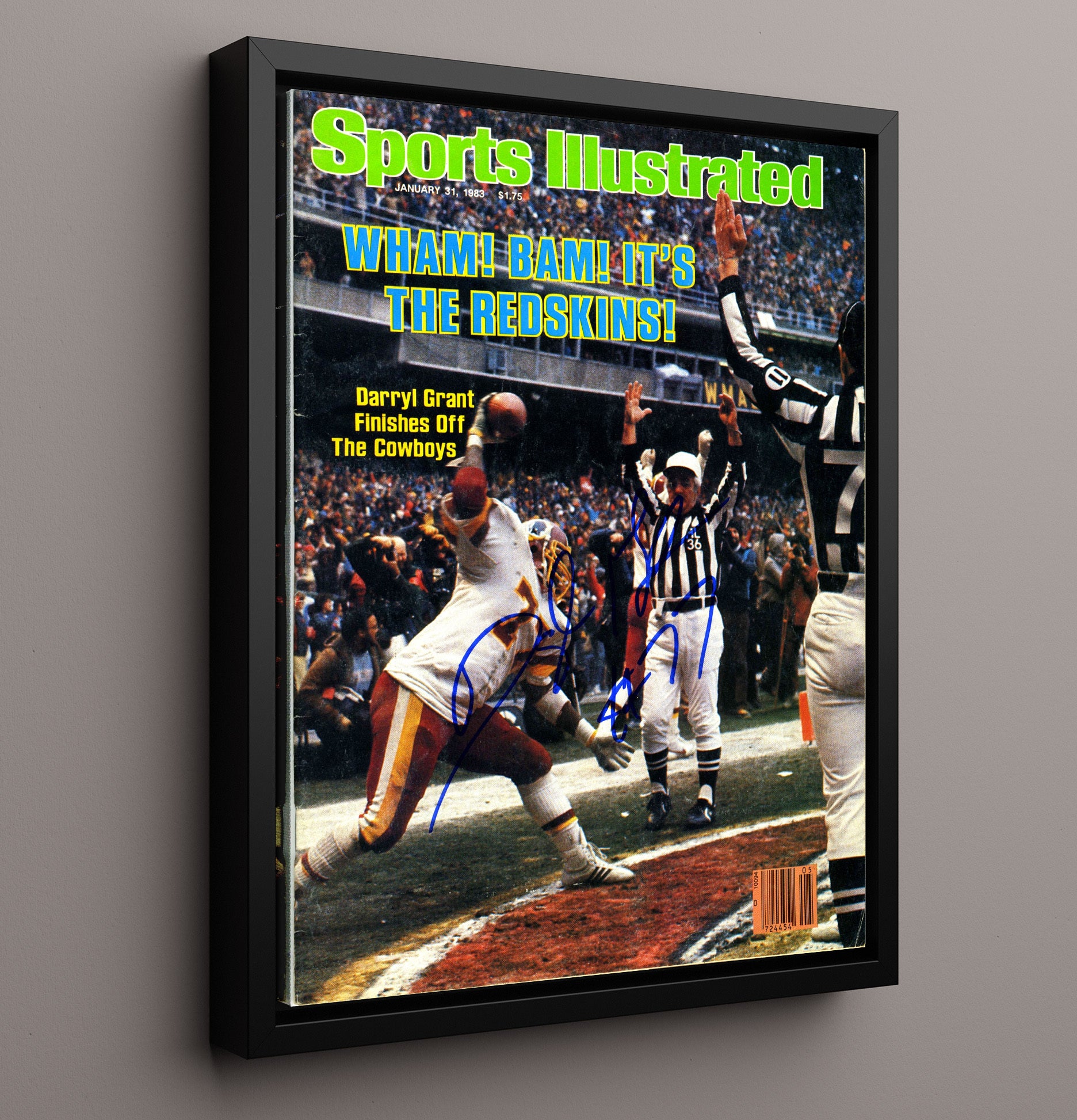 Redskins Wham Bam - Dallas Downfall Football Wall Art - football wall art print