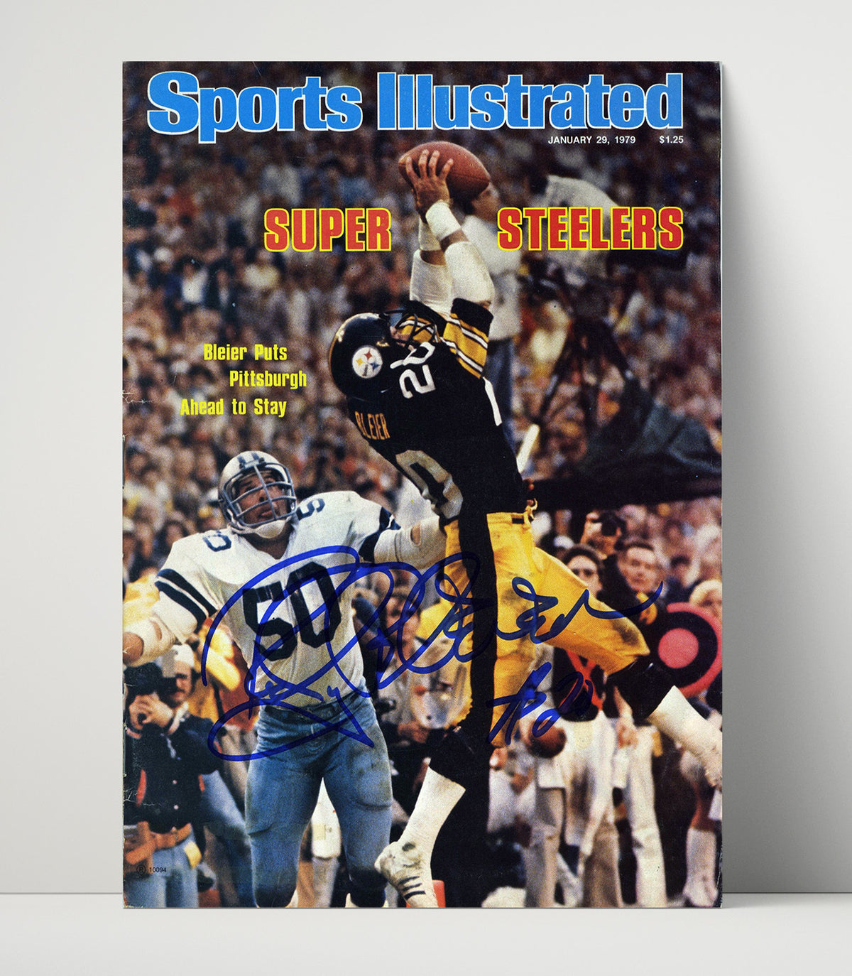 Rocky Bleier Super Bowl XIII - Steeler Grit football wall art 16x20 Unframed Print