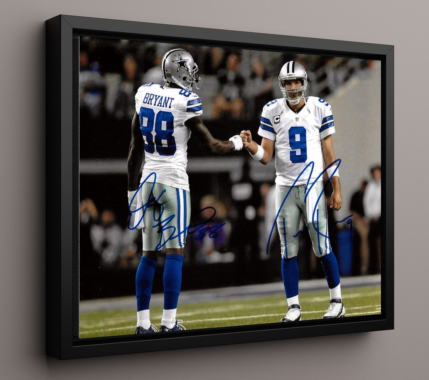 Romo and Bryant - Star Power Football Wall Art - football wall art print