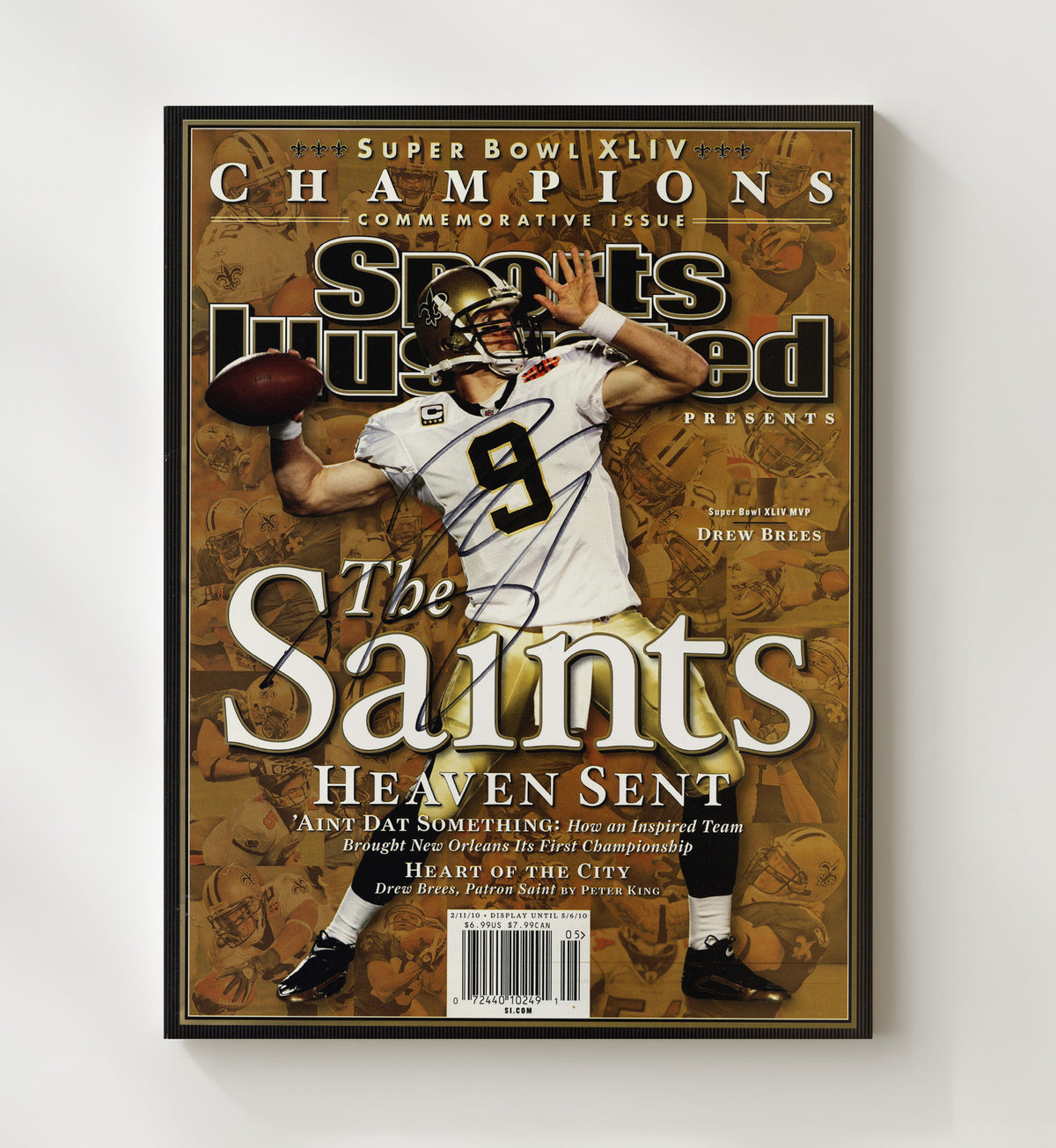Saints Heaven Sent - Dats A Win football wall art 20x24 Canvas