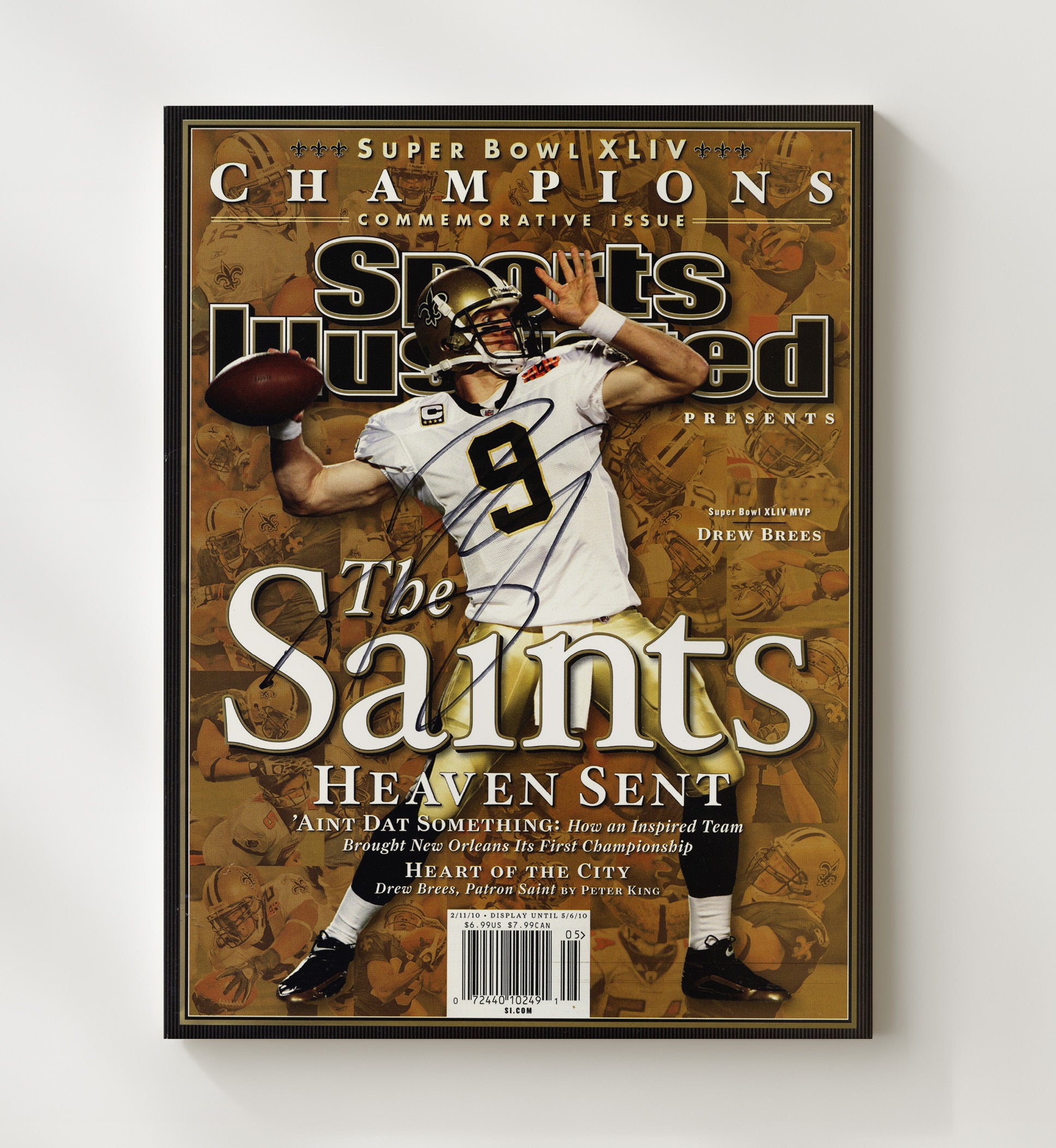 Saints Heaven Sent - Dats A Win football wall art 20x24 Canvas