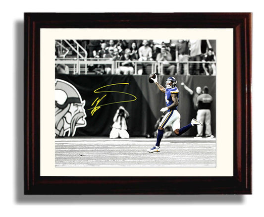 Stefon Diggs - Minneapolis Magic football wall art 8x10 Beveled Frame