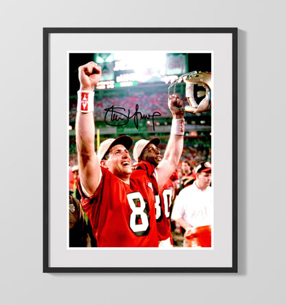 Steve Young - Super Bowl Euphoria - Football Framed Print