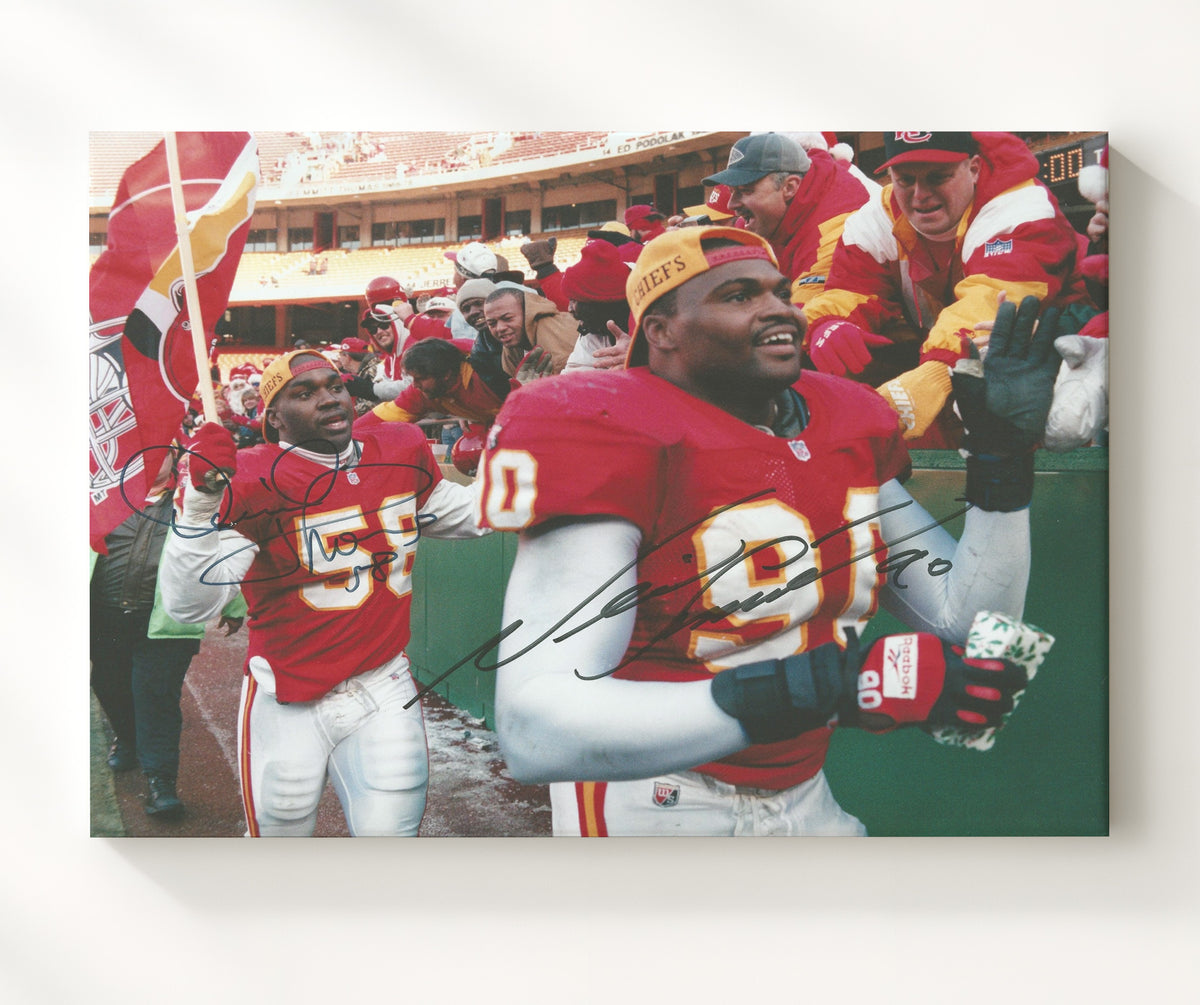 Thomas and Smith - Chiefs Enforcers football wall art 20x24 Canvas