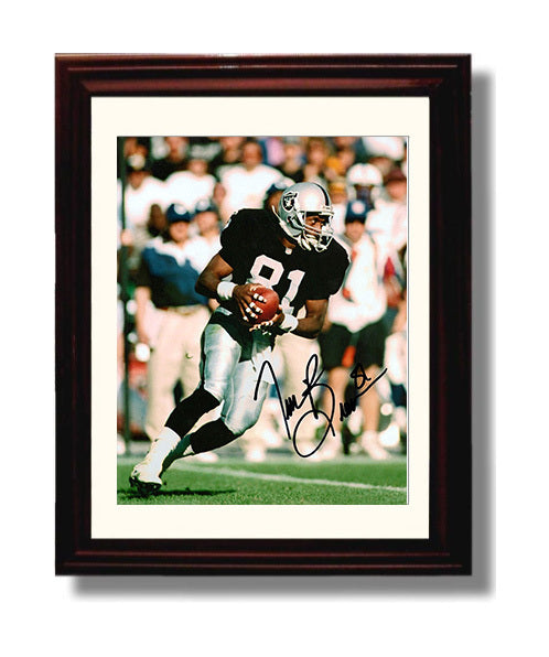 Tim Brown - Raider Great football wall art 8x10 Beveled Frame