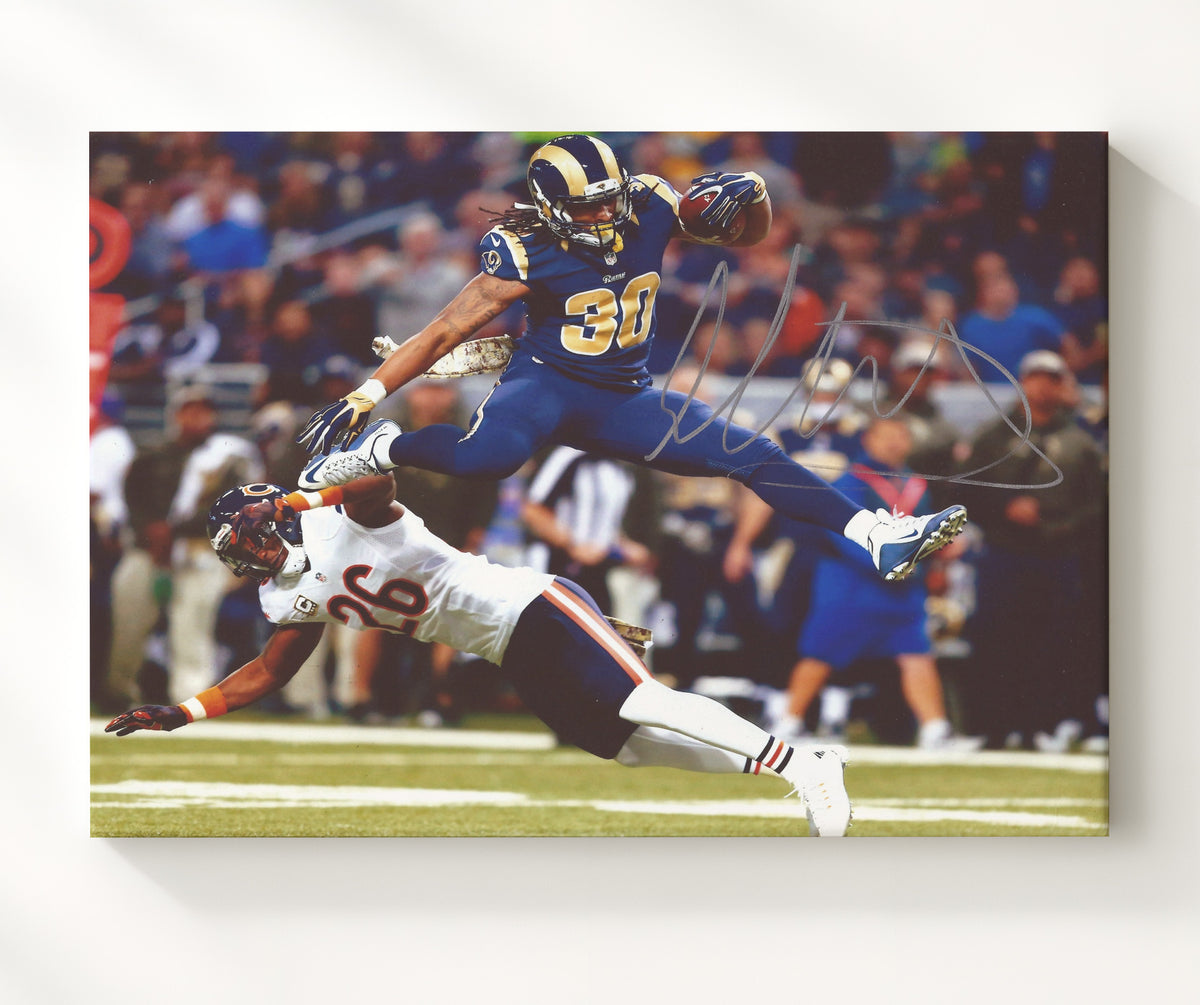 Todd Gurley - Air Gurley Leap football wall art 20x24 Canvas