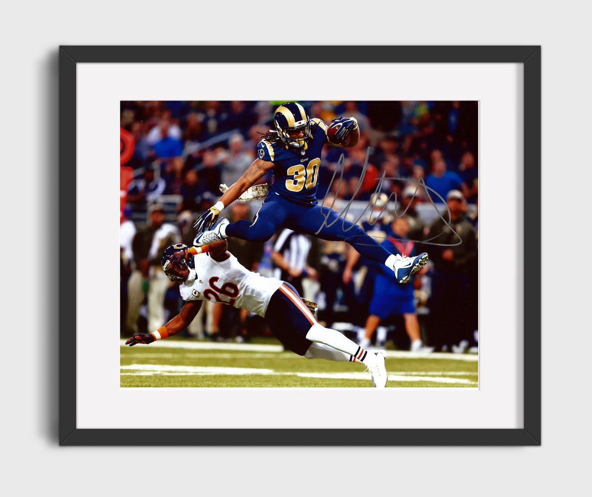 Todd Gurley - Air Gurley Leap football wall art 16x20 Gallery Frame