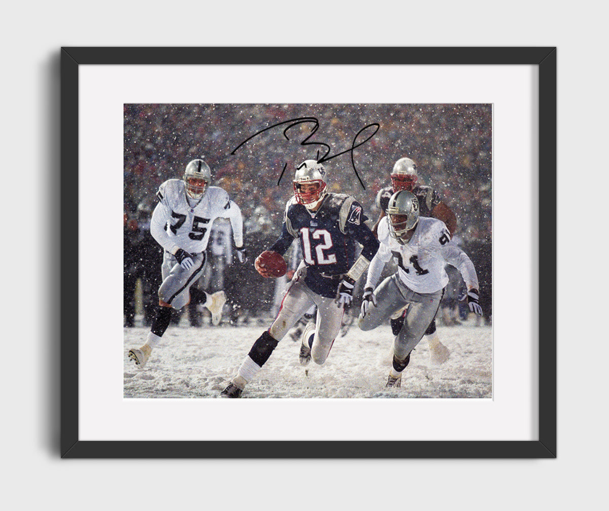 Tom Brady - Tuck Rule Magic football wall art 16x20 Gallery Frame