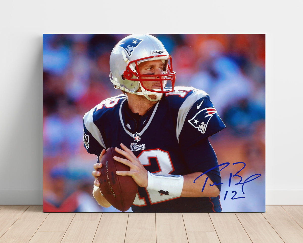 Tom Brady Patriots - QB Legend football wall art 16x20 Unframed Print