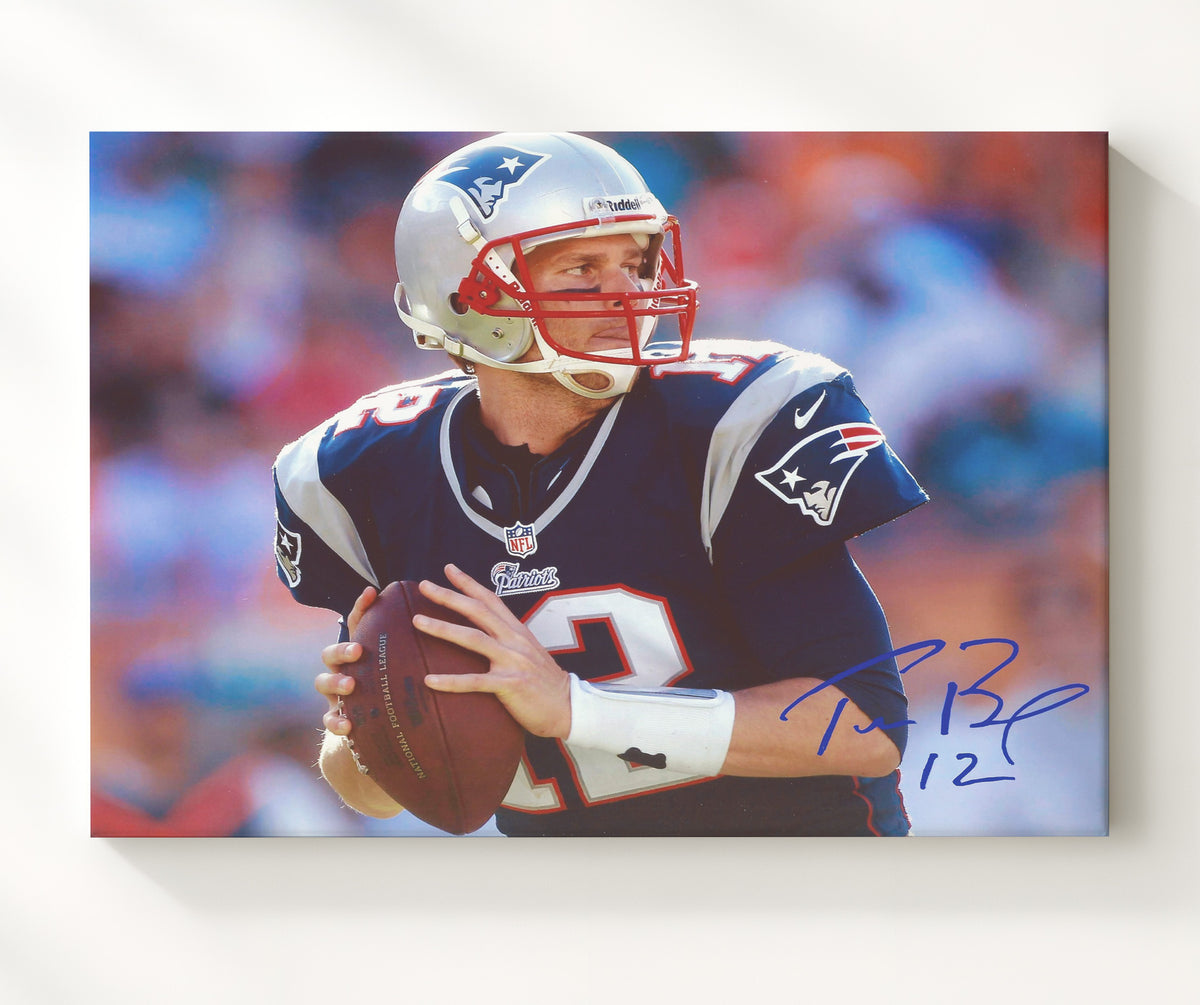 Tom Brady Patriots - QB Legend football wall art 20x24 Canvas