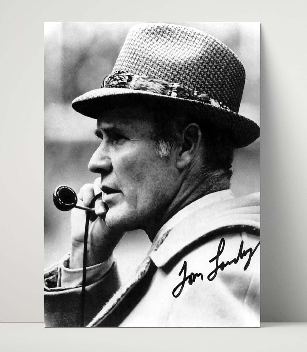 Tom Landry - The Fedora football wall art 16x20 Unframed Print