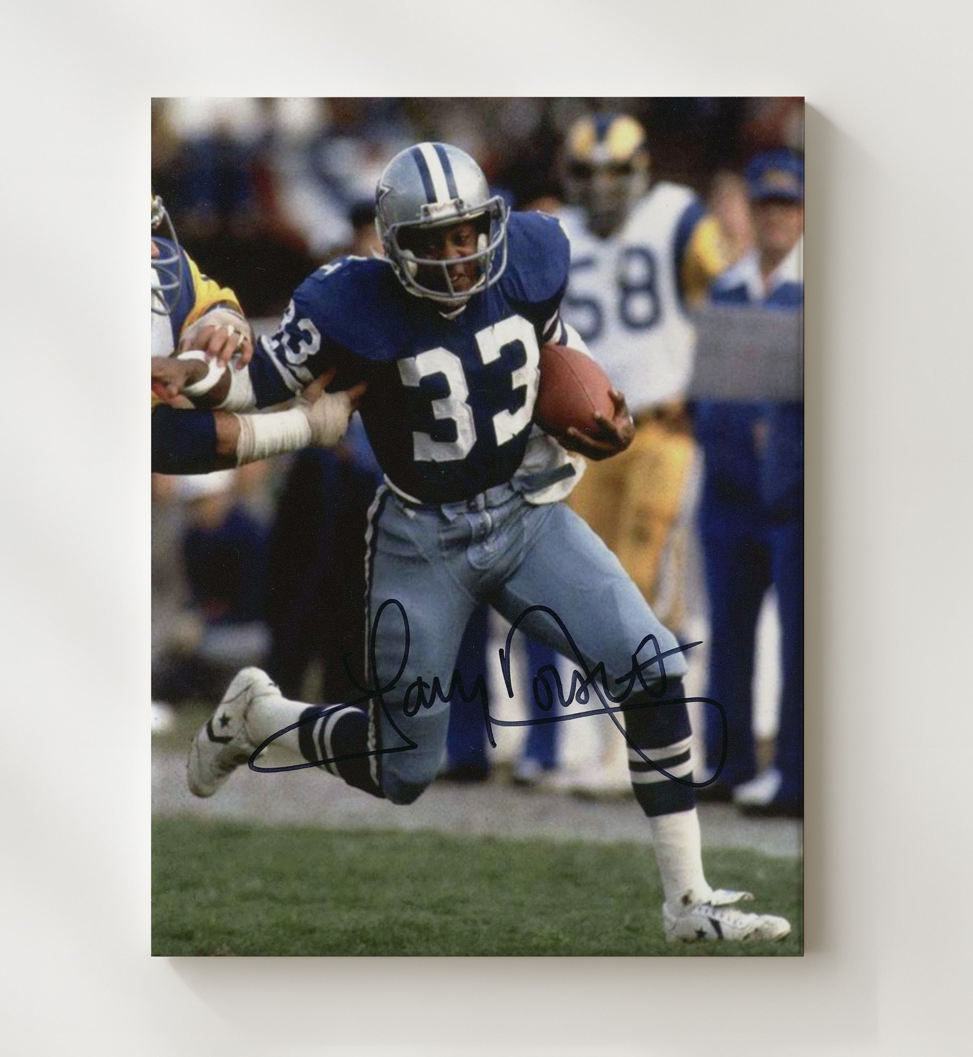 Tony Dorsett - Cowboy Glide football wall art 20x24 Canvas