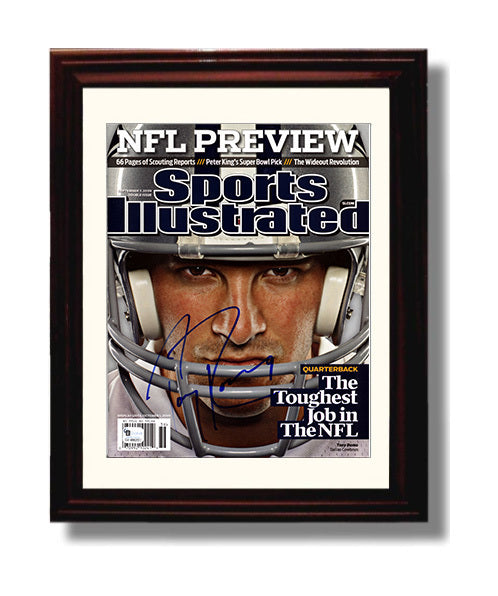 Tony Romo NFL Preview - Job QB1 football wall art 8x10 Beveled Frame