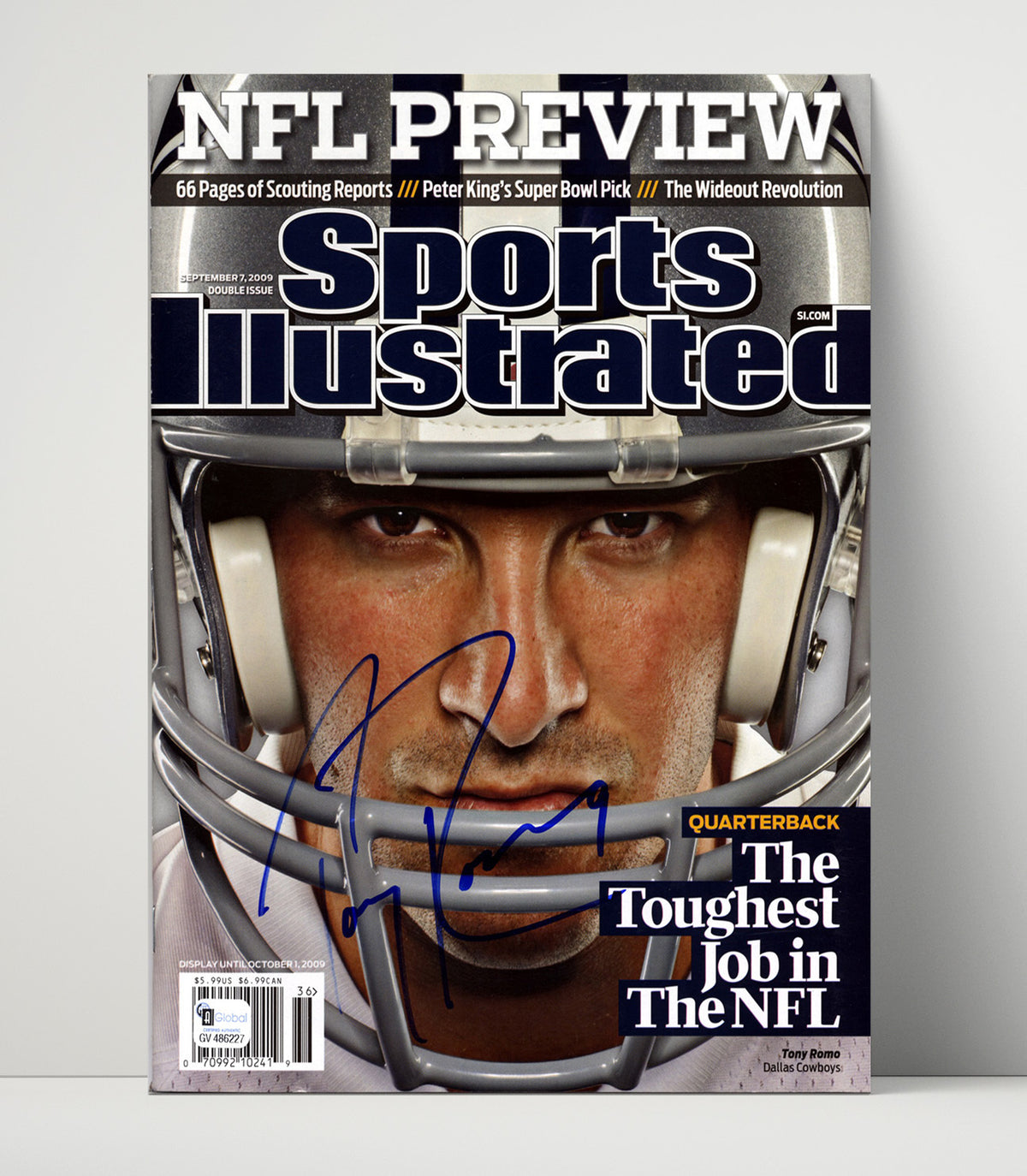 Tony Romo NFL Preview - Job QB1 football wall art 16x20 Unframed Print