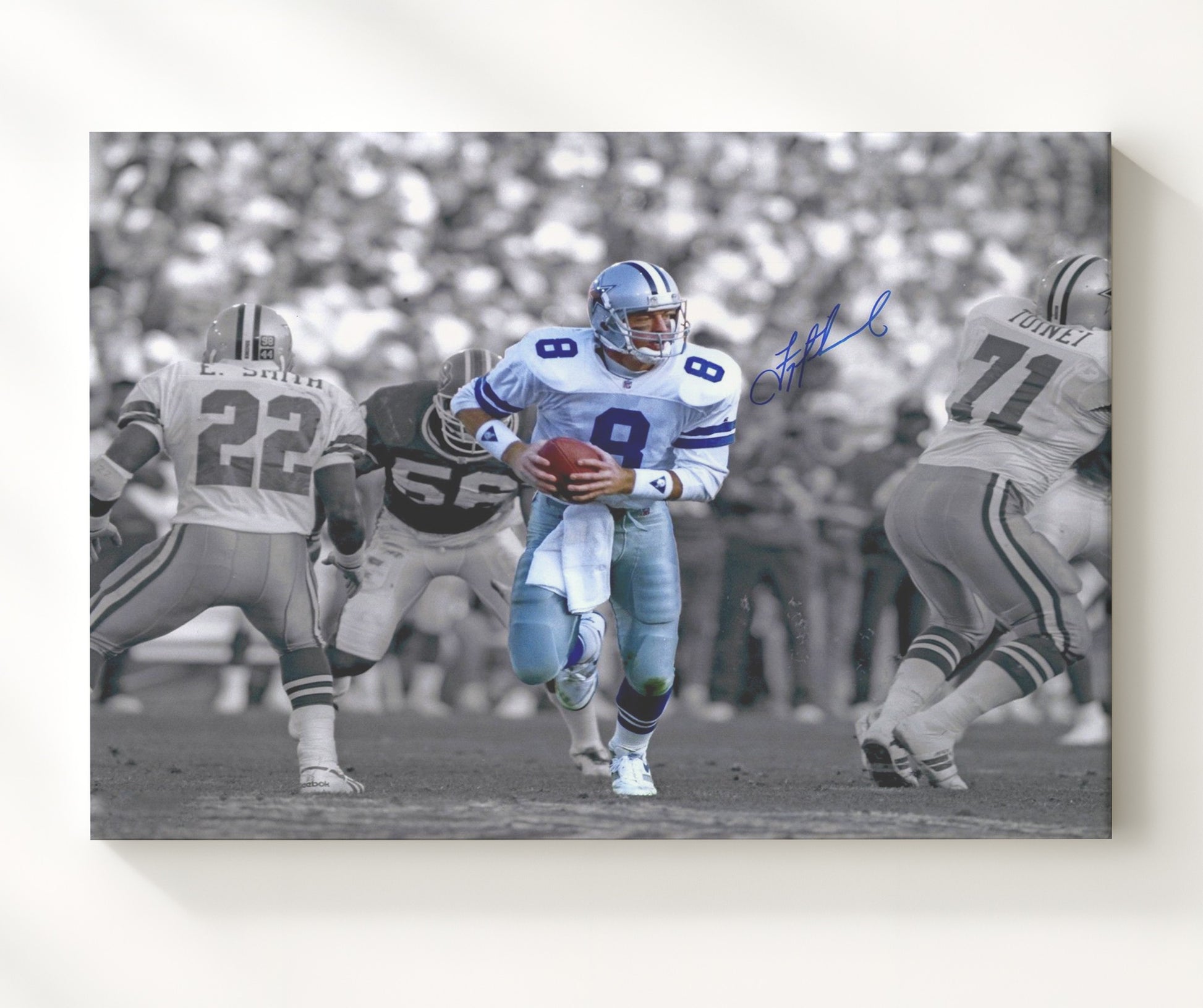 Troy Aikman - Americas QB football wall art 20x24 Canvas