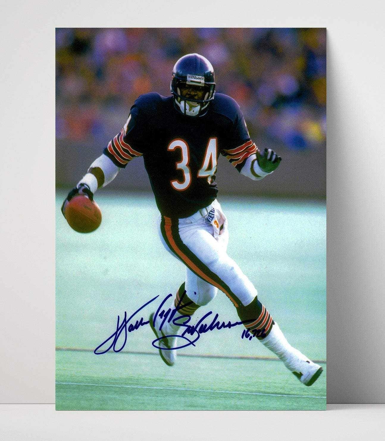 Walter Payton - Sweetness in Motion football wall art 16x20 Unframed Print