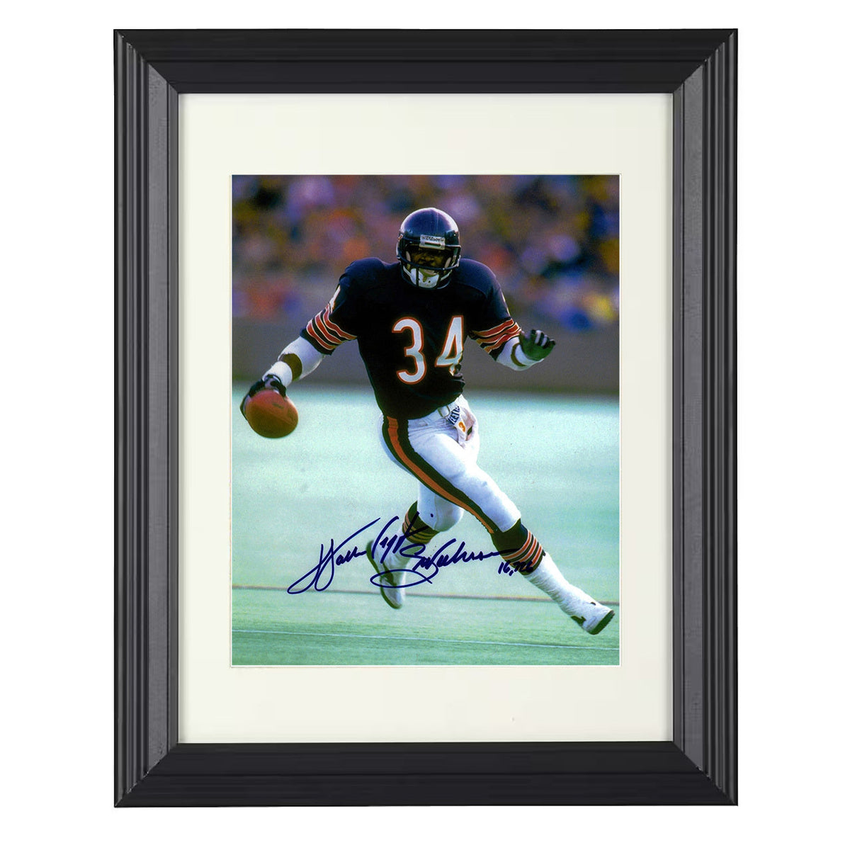Walter Payton - Sweetness in Motion football wall art 16x20 Unframed Print