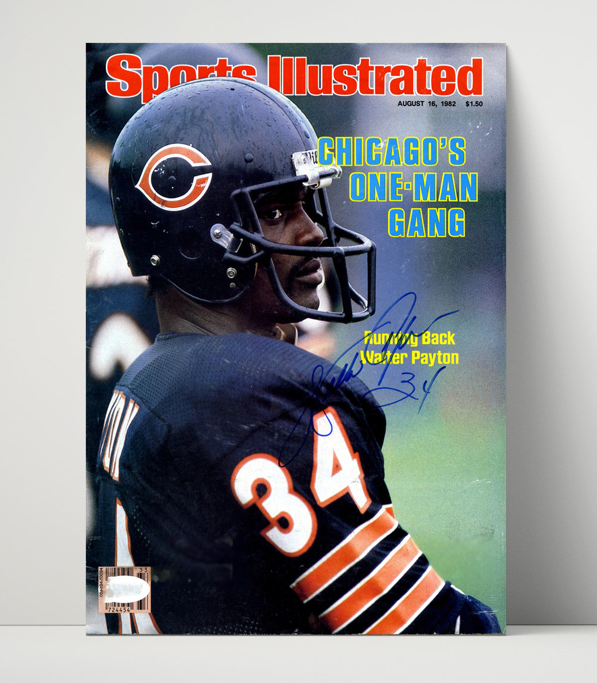 Walter Payton One-Man Gang - Sweetness Rules football wall art 16x20 Unframed Print