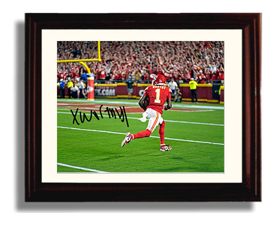 Xavier Worthy Debut - Chiefs Rising Football Wall Art - football wall art print
