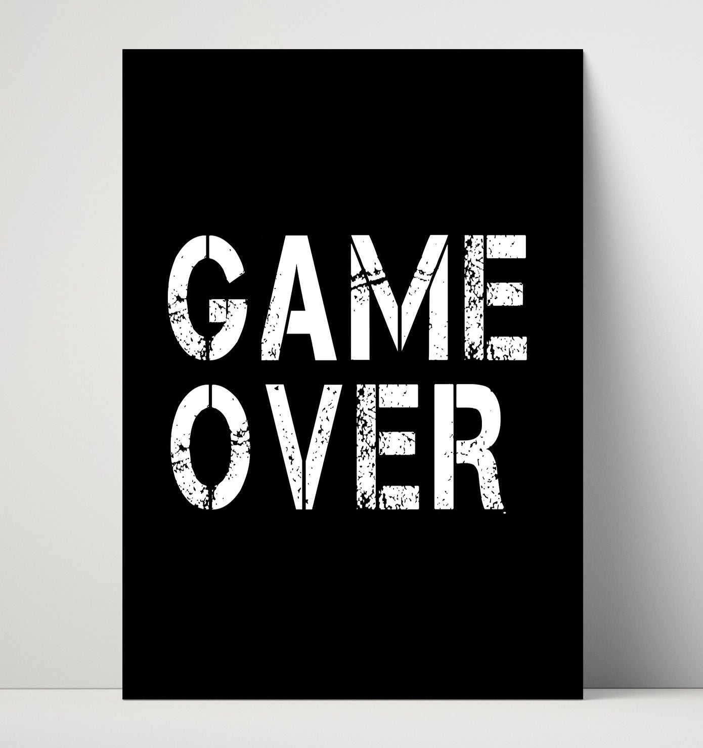 Retro Arcade Game Over Kids Room Wall Art 16x20 Unframed Print wall art print – Gaming Wall Art decor