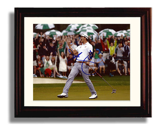 Adam Scott - Augusta Fist Pump 2013 golf wall art 8x10 Beveled Frame