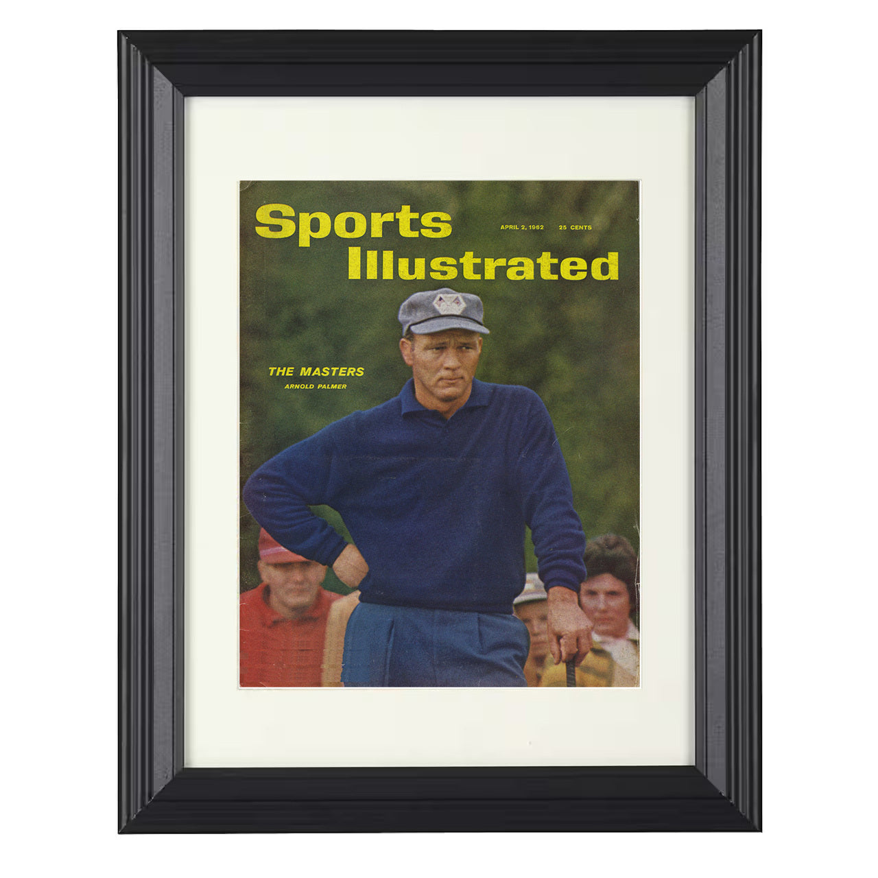Arnold Palmer – Augusta 1962 SI 8x10 matted black framed golf wall art