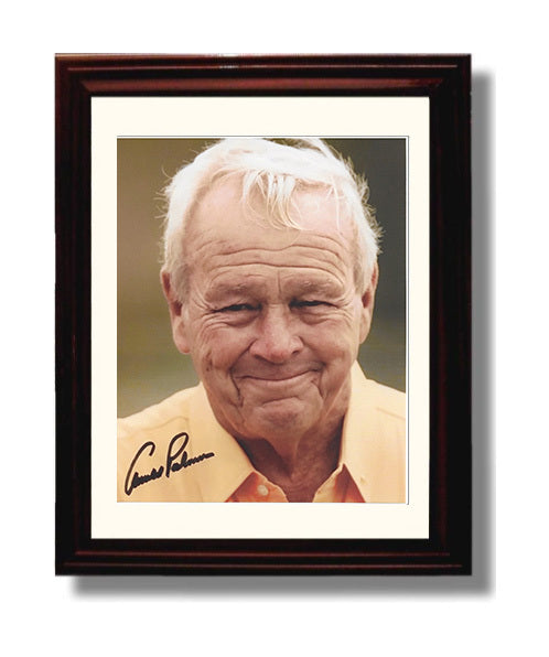 Arnold Palmer - Legendary Close-Up golf wall art 8x10 Beveled Frame