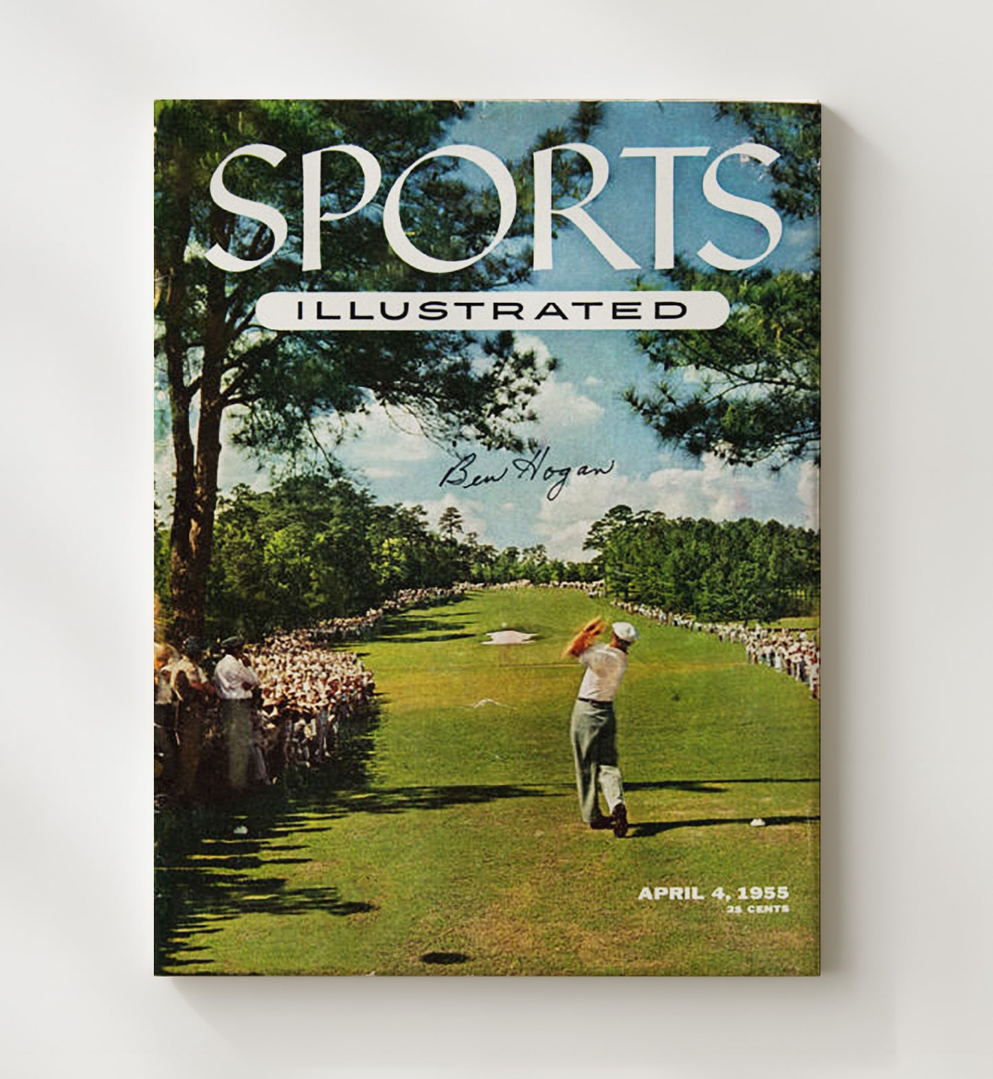 Ben Hogan - 1955 Si Cover Augusta Drive Golf Wall Art