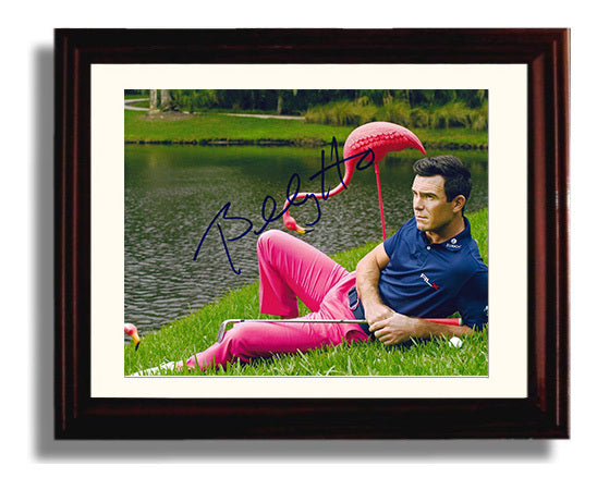 Billy Horschel - Lakeside Golf Style golf wall art 8x10 Beveled Frame
