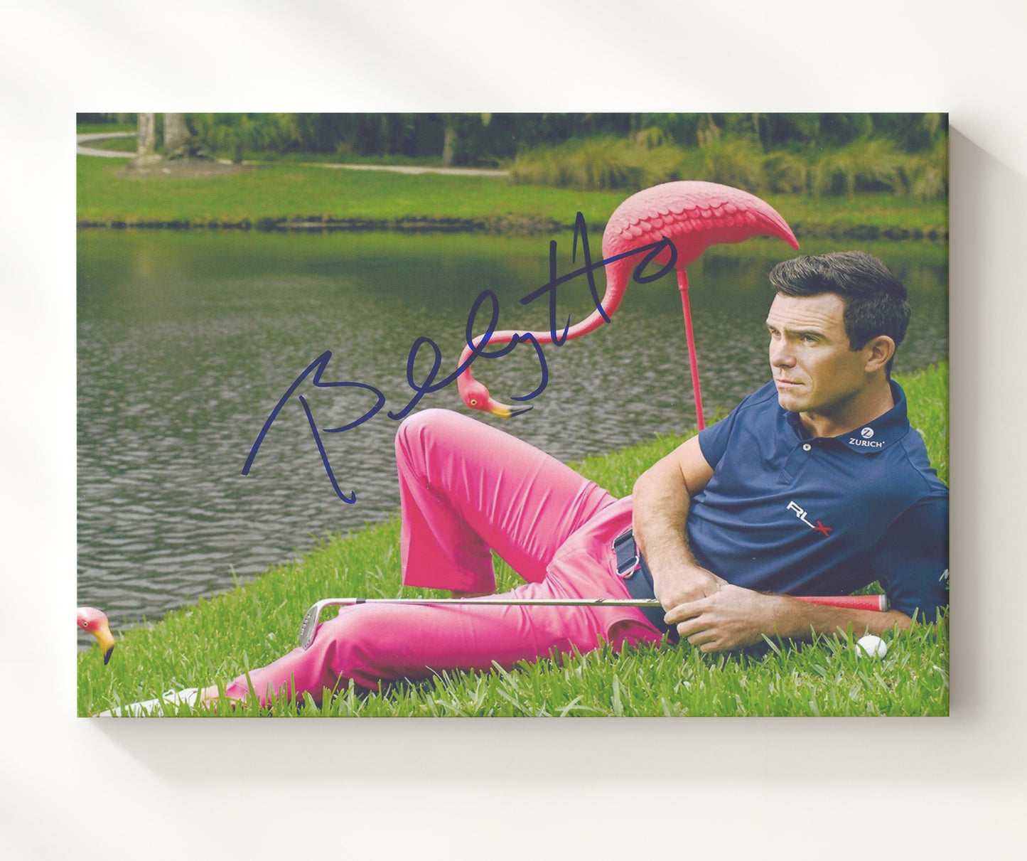 Billy Horschel - Lakeside Golf Style golf wall art 20x24 Canvas