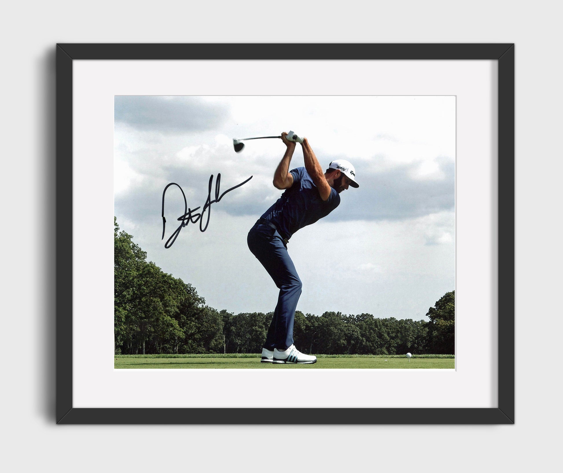 Dustin Johnson - Power Drive golf wall art 16x20 Gallery Frame