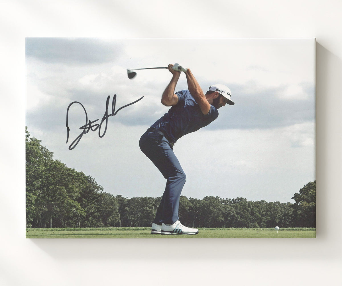 Dustin Johnson - Power Drive golf wall art 20x24 Canvas