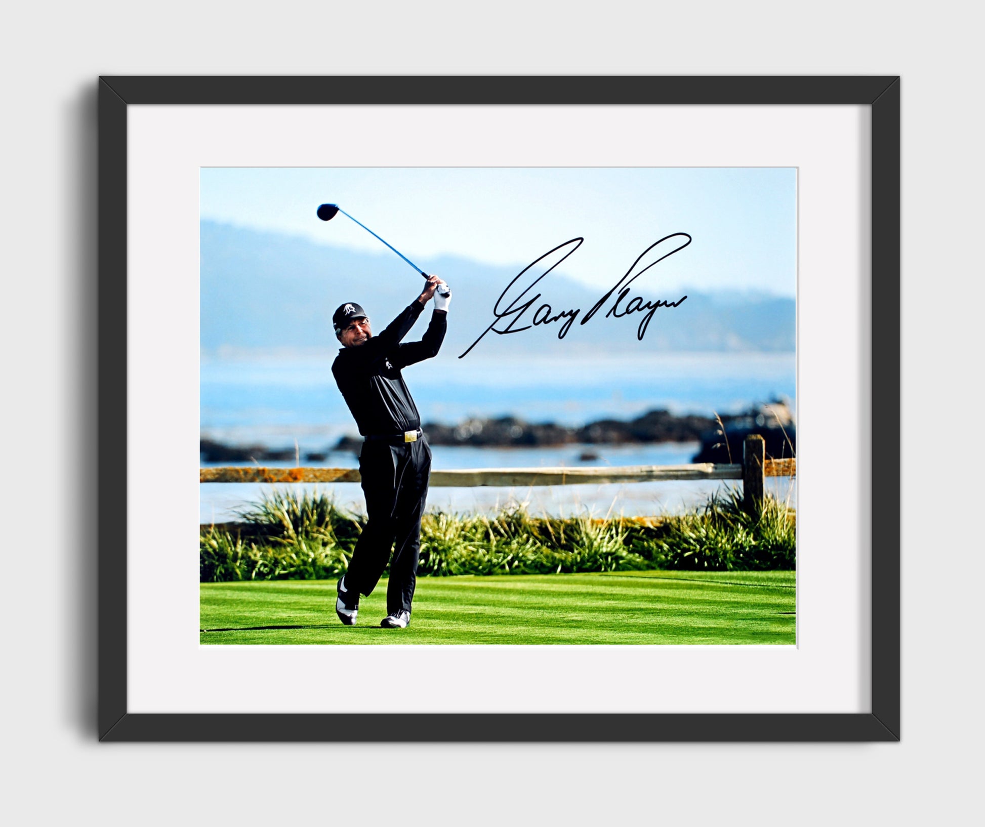 Gary Player - Coastal Swing Study golf wall art 16x20 Gallery Frame