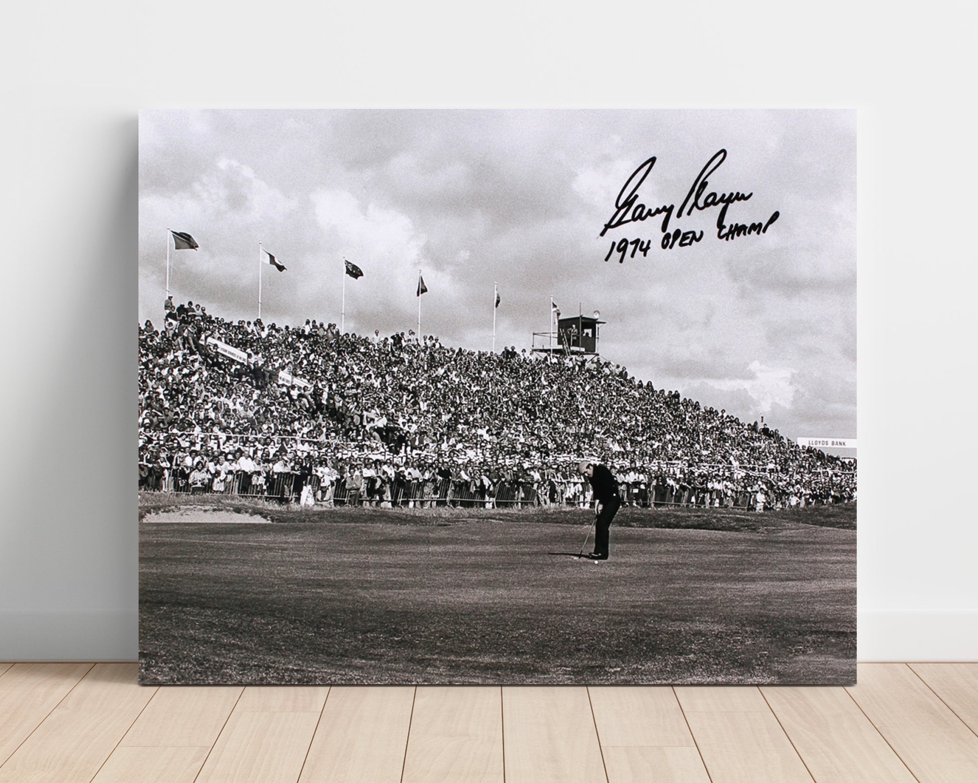 Gary Player - Open Championship 1974 golf wall art 16x20 Unframed Print