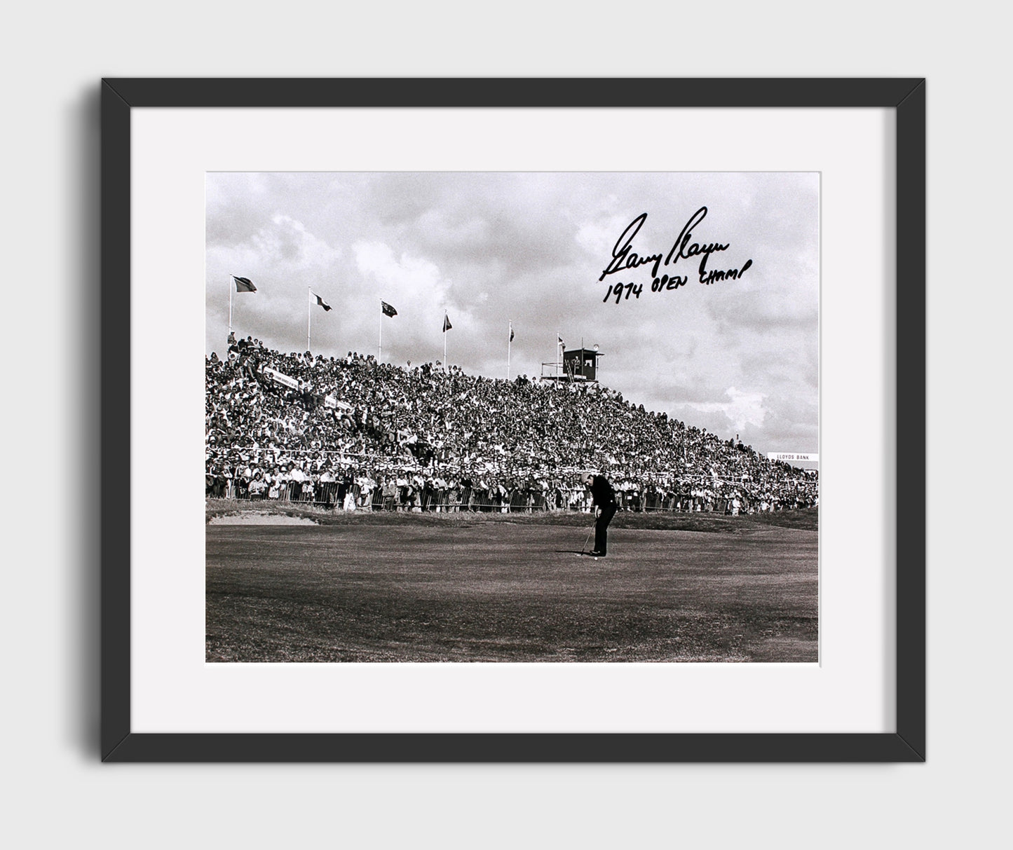 Gary Player - Open Championship 1974 golf wall art 16x20 Gallery Frame