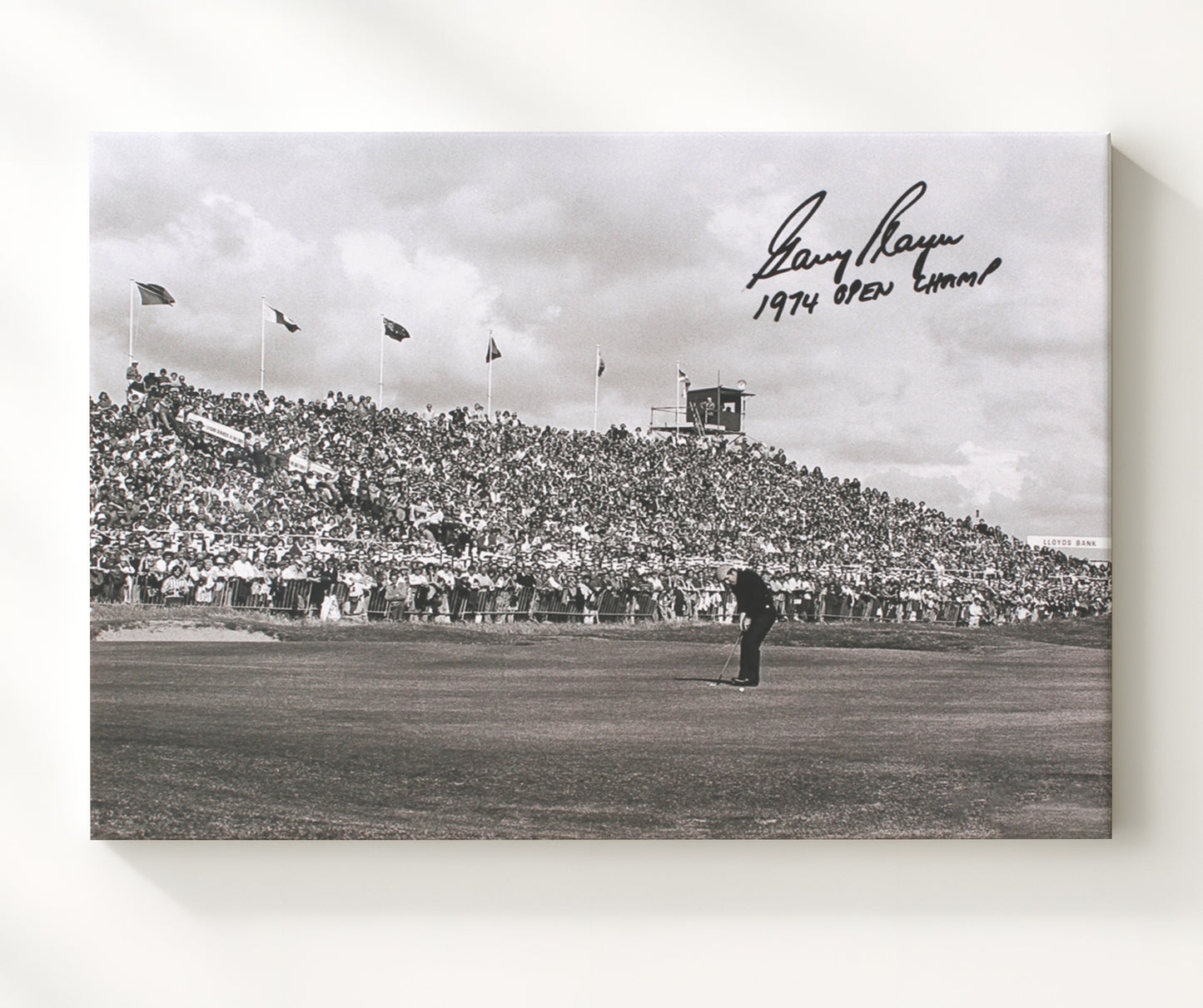 Gary Player - Open Championship 1974 golf wall art 20x24 Canvas