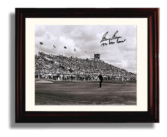 Gary Player - Open Championship 1974 golf wall art 8x10 Beveled Frame