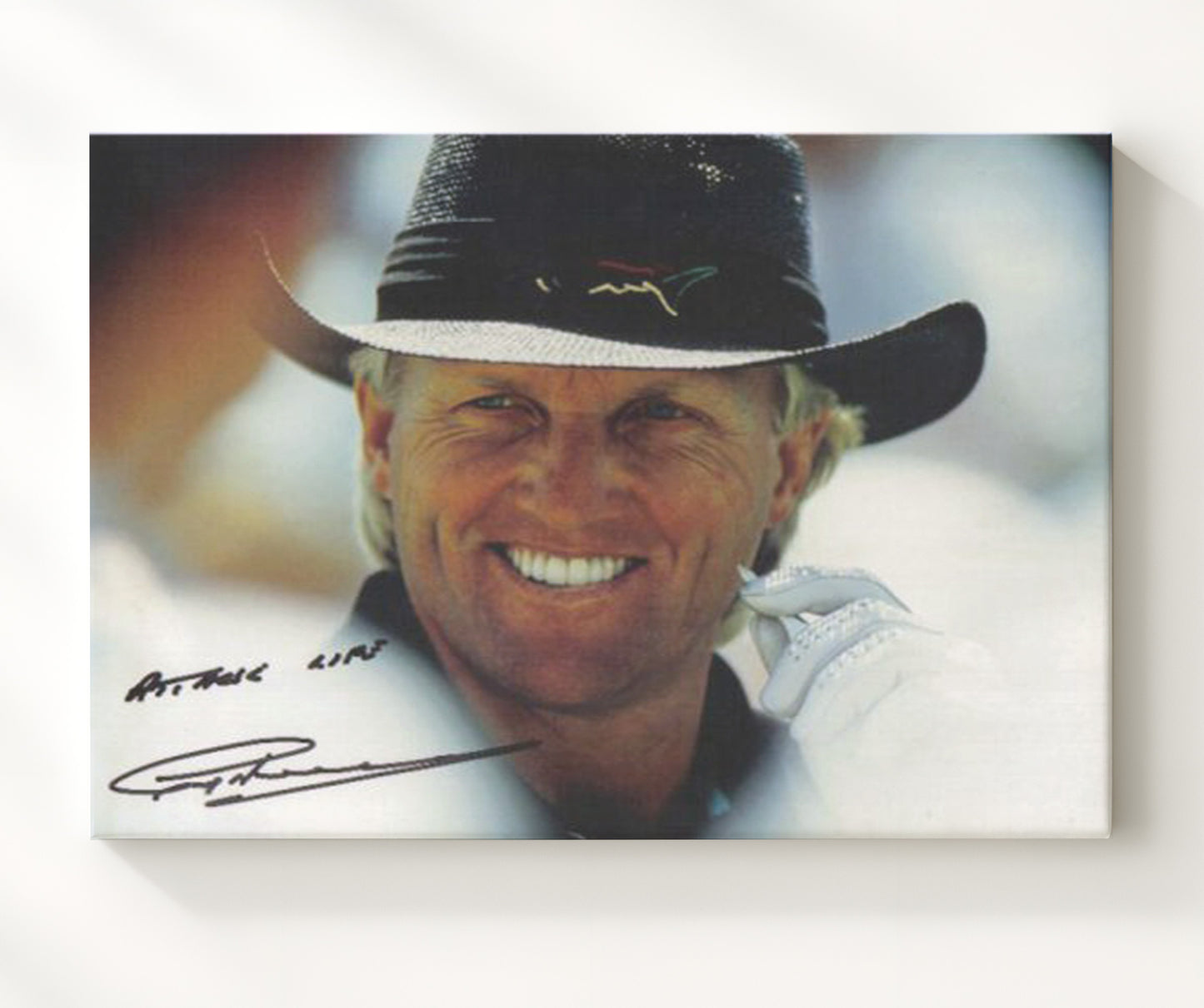 Greg Norman - Classic Golf Style golf wall art 20x24 Canvas