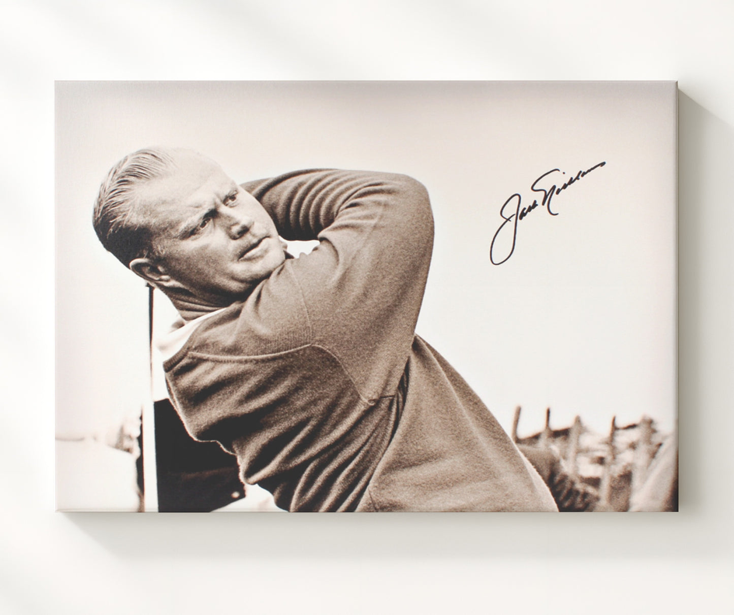 Jack Nicklaus - Classic Close-Up golf wall art 20x24 Canvas