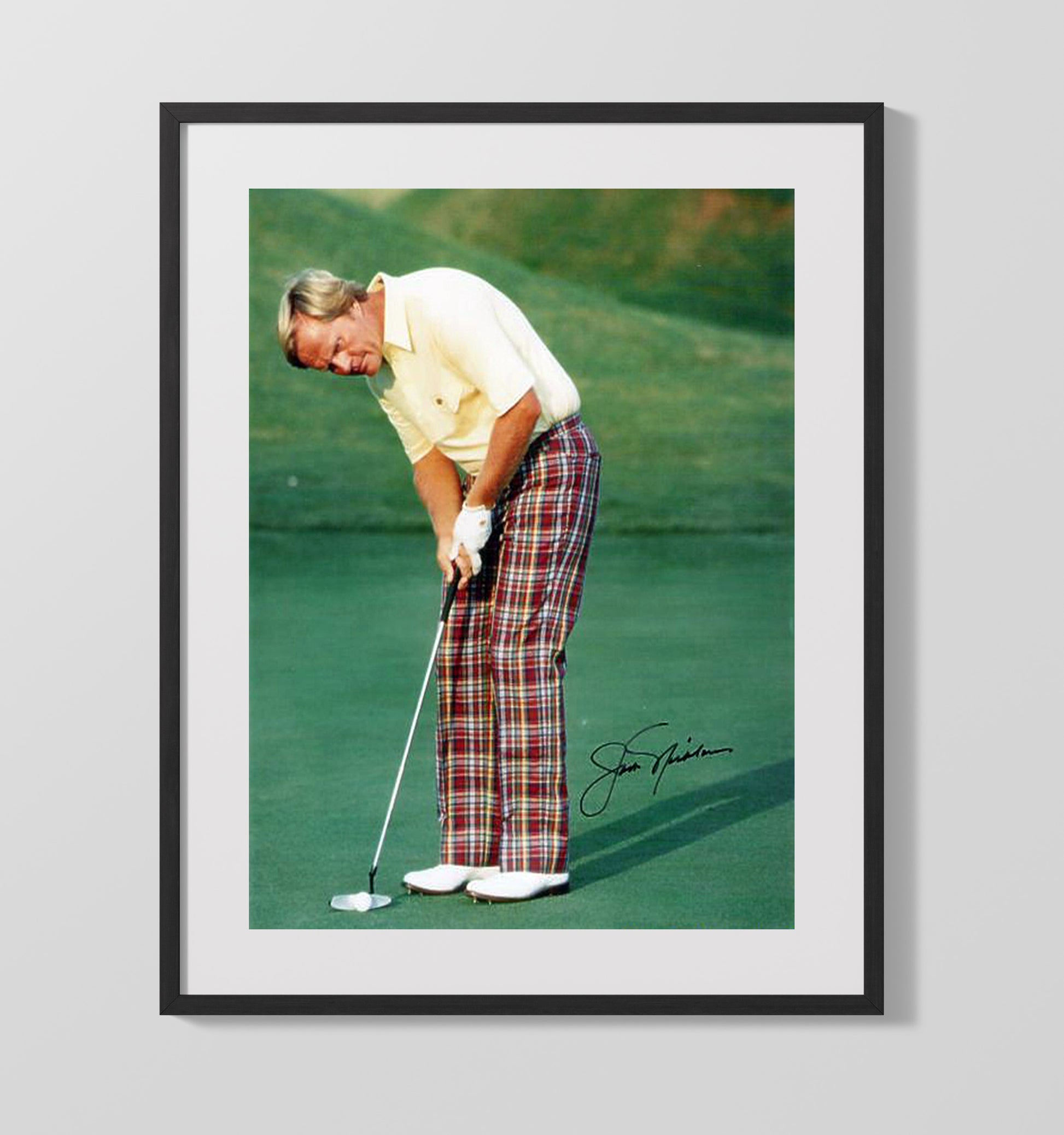 Jack Nicklaus - Classic Fairway Stance golf wall art 16x20 Gallery Frame