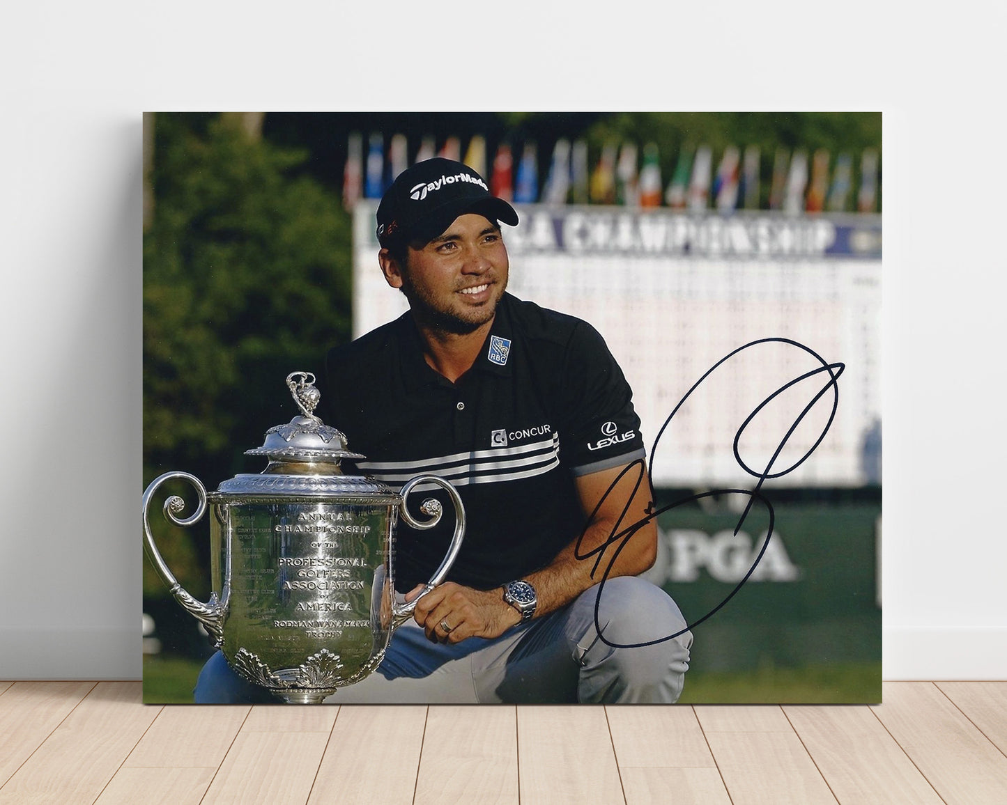 Jason Day - Tournament Follow Through golf wall art 16x20 Unframed Print