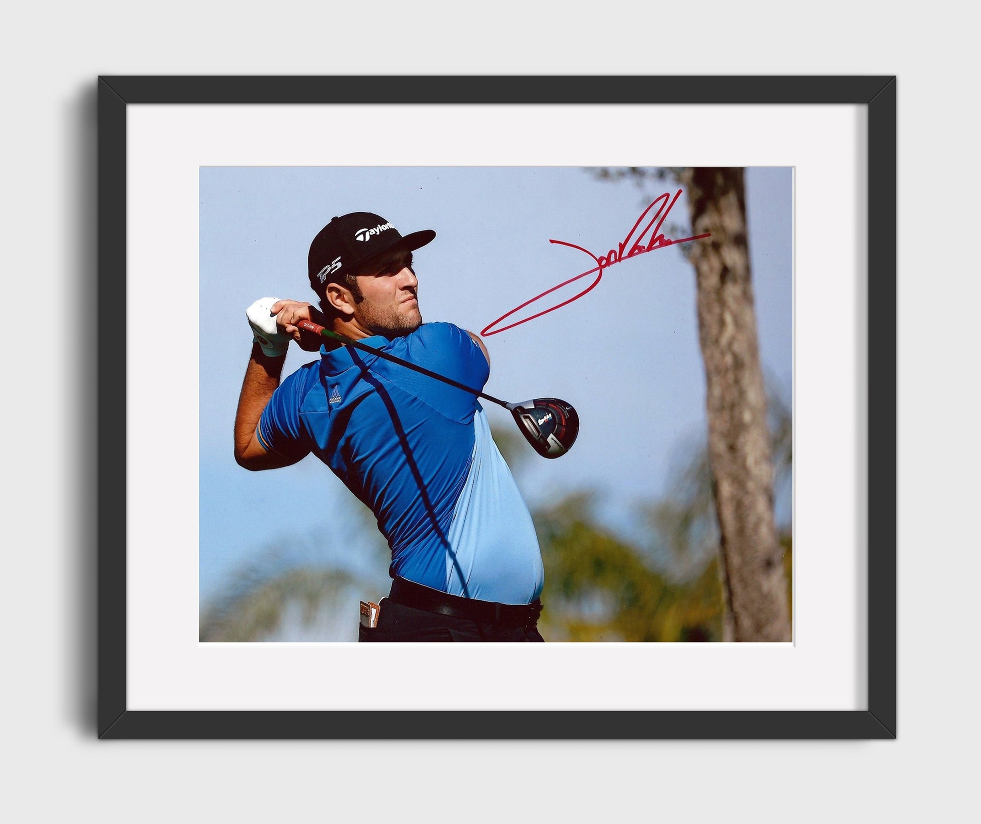 Jon Rahm - PGA Champion 2021 golf wall art 16x20 Gallery Frame