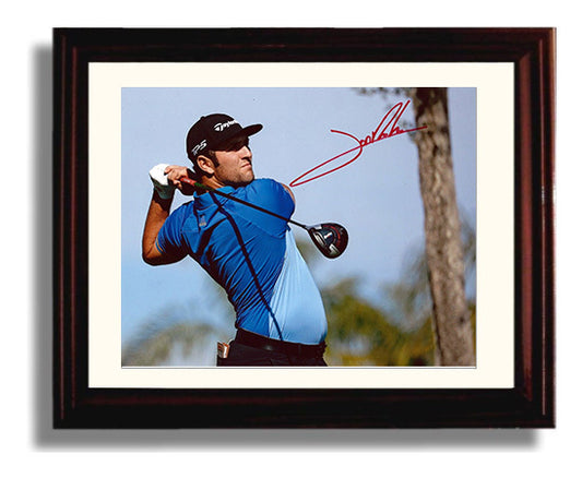 Jon Rahm - PGA Champion 2021 golf wall art 8x10 Beveled Frame