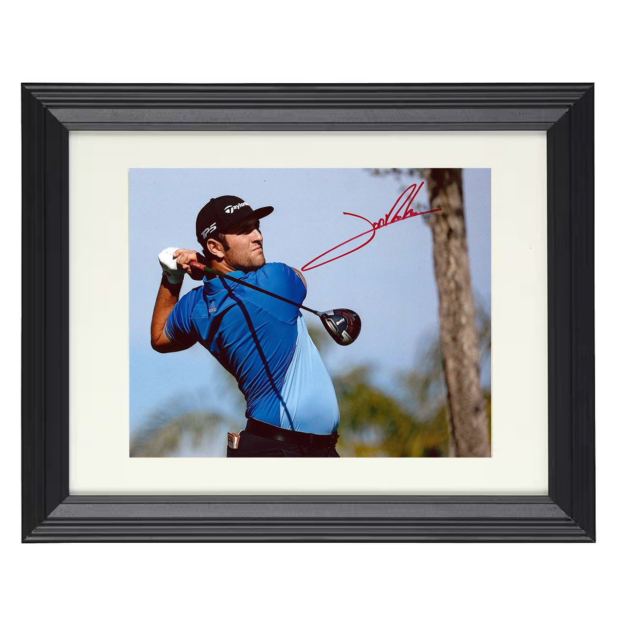 Jon Rahm – PGA Champion Image 2021 8x10 matted black framed golf wall art